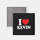 Aimant J'aime Kevin Heart Name (Recto/Verso)
