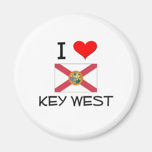 Aimant J'aime KEY WEST la Floride