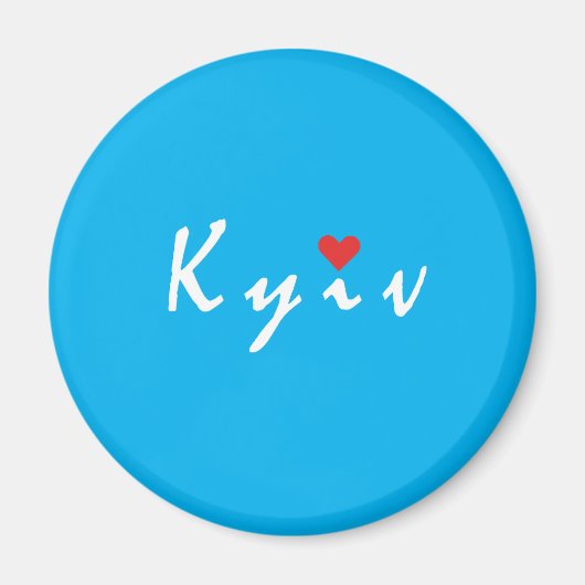 Aimant J'aime Kiev (Devant)