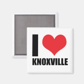 Aimant J'aime Knoxville (Recto/Verso)