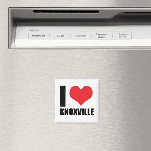 Aimant J'aime Knoxville (In Situ (Lave-vaisselle))