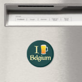 Aimant J'aime la Belgique (In Situ (Lave-vaisselle))