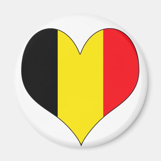 Aimant J'aime la Belgique (Devant)