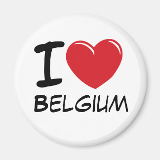 Aimant J'aime la Belgique
