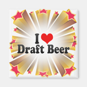 Aimant J'aime la bière pression