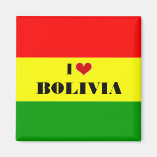Aimant J'aime la Bolivie