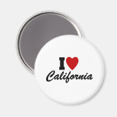 Aimant J'aime la Californie (Recto/Verso)