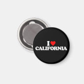AIMANT J'AIME LA CALIFORNIE (Recto/Verso)