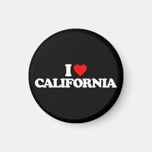 AIMANT J'AIME LA CALIFORNIE (Devant)