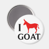 Aimant J'aime la chèvre (Recto/Verso)