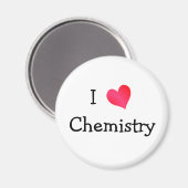 Aimant J'aime la chimie (Recto/Verso)