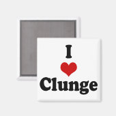 AIMANT J'AIME LA CLUNGE {HEART} (Recto/Verso)