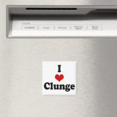 AIMANT J'AIME LA CLUNGE {HEART} (In Situ (Lave-vaisselle))