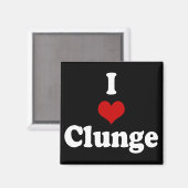 AIMANT J'AIME LA CLUNGE {HEART} (Recto/Verso)
