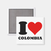 AIMANT J'AIME LA COLOMBIE (Recto/Verso)