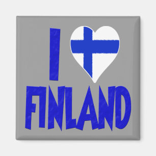 Aimant J'aime la Finlande