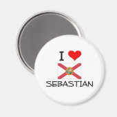 Aimant J'aime la Floride SEBASTIENNE (Recto/Verso)