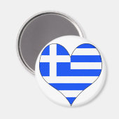 Aimant J'aime la Grèce (Recto/Verso)