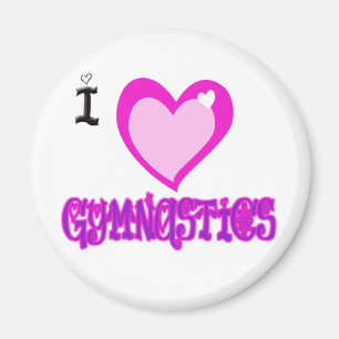 Aimant J'aime la GYMNASTIQUE
