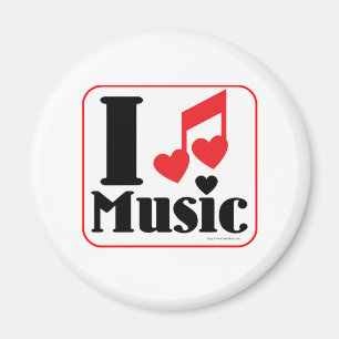 Aimant J'aime la musique !