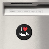 Aimant J'aime la musique (In Situ (Lave-vaisselle))