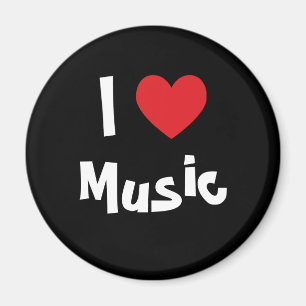 Aimant J'aime la musique