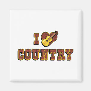 Aimant J'aime la musique country