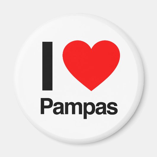 Aimant j'aime la pampa (Devant)
