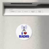 Aimant J'aime la radio (In Situ (Lave-vaisselle))