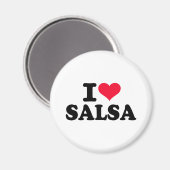 Aimant J'aime la salsa (Recto/Verso)