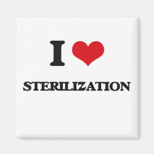 Aimant J'aime la stérilisation