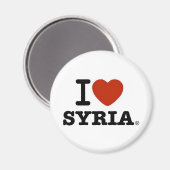 Aimant J'aime la Syrie (Recto/Verso)
