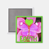 Aimant j'aime la terre (Recto/Verso)