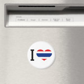 Aimant J'aime la Thaïlande (In Situ (Lave-vaisselle))