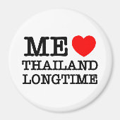 AIMANT J'AIME LA THAÏLANDE LONGTEMPS (Devant)
