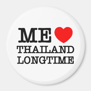 AIMANT J'AIME LA THAÏLANDE LONGTEMPS