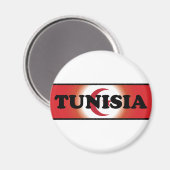 Aimant J'aime la Tunisie (Recto/Verso)