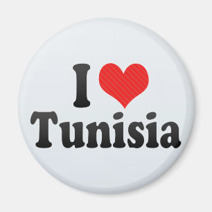 Aimant J'aime la Tunisie