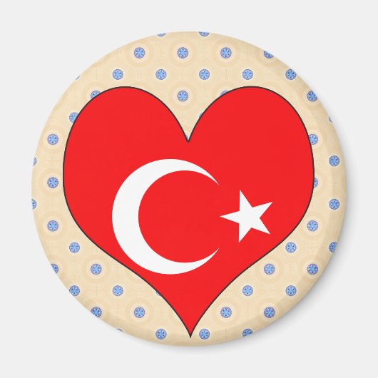 Aimant J'aime la Turquie (Devant)