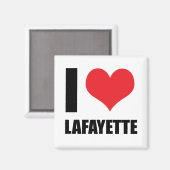 Aimant J'aime Lafayette (Recto/Verso)