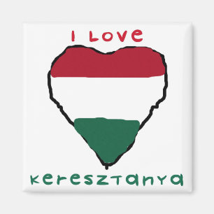 Aimant J'aime l'aimant de Keresztanya
