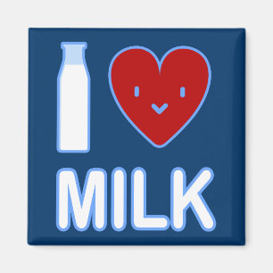 Aimant J'aime l'aimant de lait
