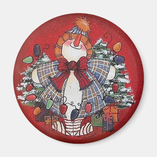 Aimant J'aime l'aimant de Noël (Devant)
