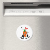 Aimant J'aime l'aimant des carottes pour bébés (In Situ (Lave-vaisselle))