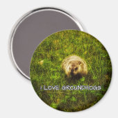 Aimant J'aime l'aimant des marmottes (Recto/Verso)