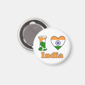 Aimant J'aime l'aimant indien (Recto/Verso)