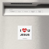 Aimant J'aime l'aimant U JESUS (In Situ (Lave-vaisselle))