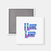 Aimant J'aime Lampe (Recto/Verso)