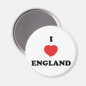 Aimant J'AIME L'Angleterre (Recto/Verso)