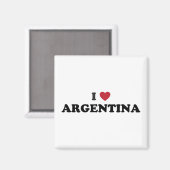 Aimant J'aime l'Argentine (Recto/Verso)